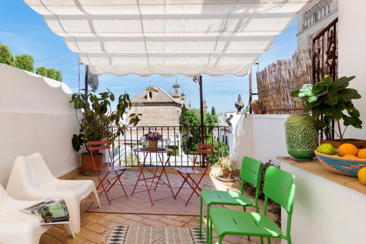 San Luis Luxury House With Terrace Villa Sevilla Bagian luar foto